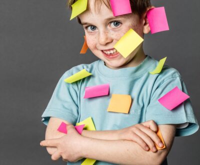 Multi-tasking,Preschool,Activity,-,Cute,6-year,Old,Boy,With,Freckles